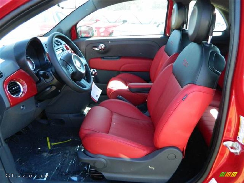 2013 Fiat 500 Sport Front Seat Photo #73015299