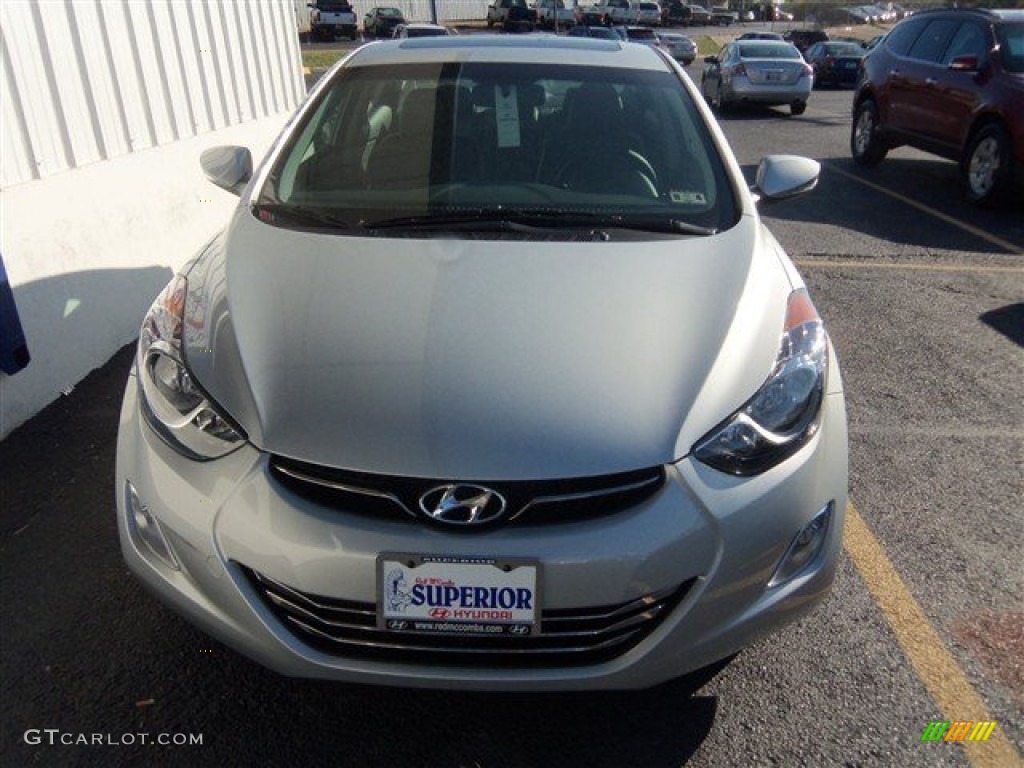 2013 Elantra Limited - Silver / Gray photo #2