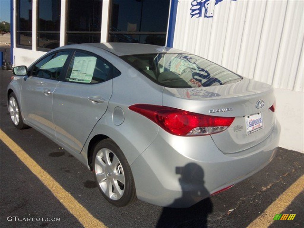 2013 Elantra Limited - Silver / Gray photo #7