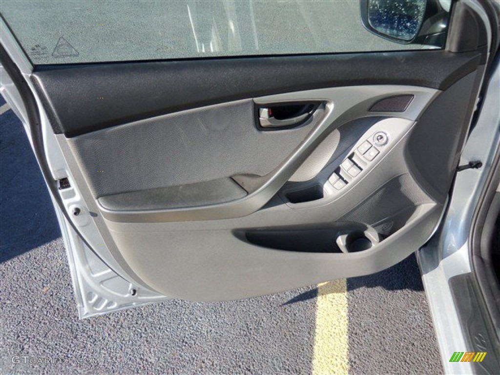 2013 Elantra Limited - Silver / Gray photo #10