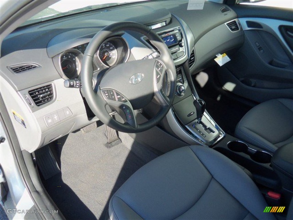 2013 Elantra Limited - Silver / Gray photo #11