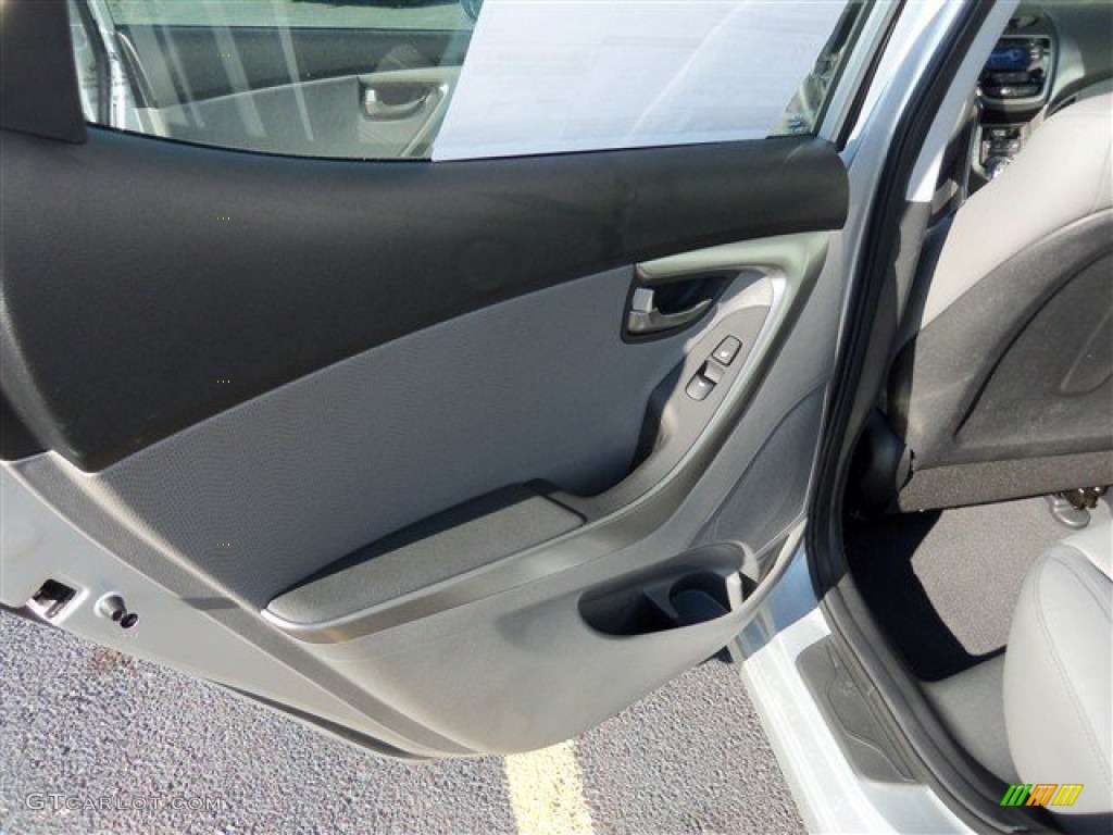 2013 Elantra Limited - Silver / Gray photo #13