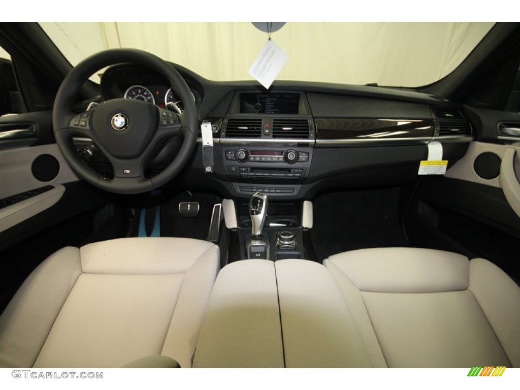 2013 BMW X6 xDrive35i Oyster Dashboard Photo #73016370