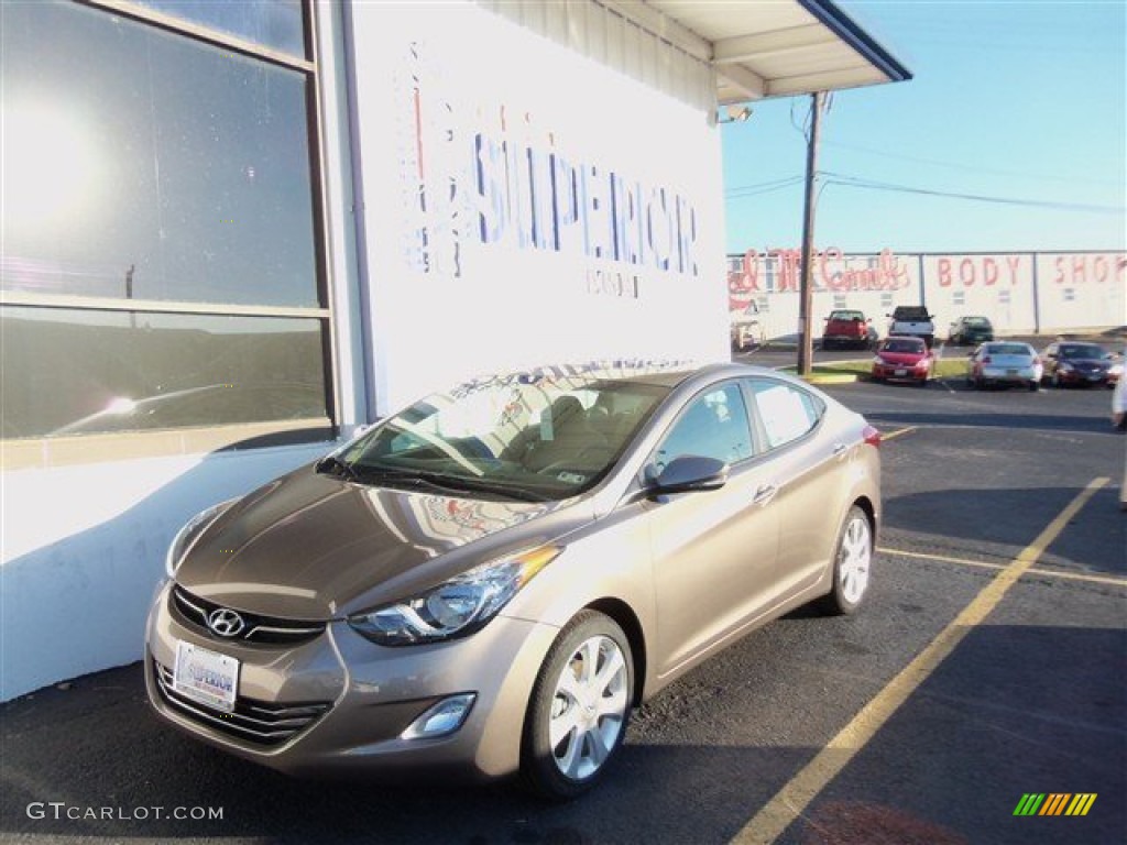 2013 Elantra Limited - Desert Bronze / Beige photo #1