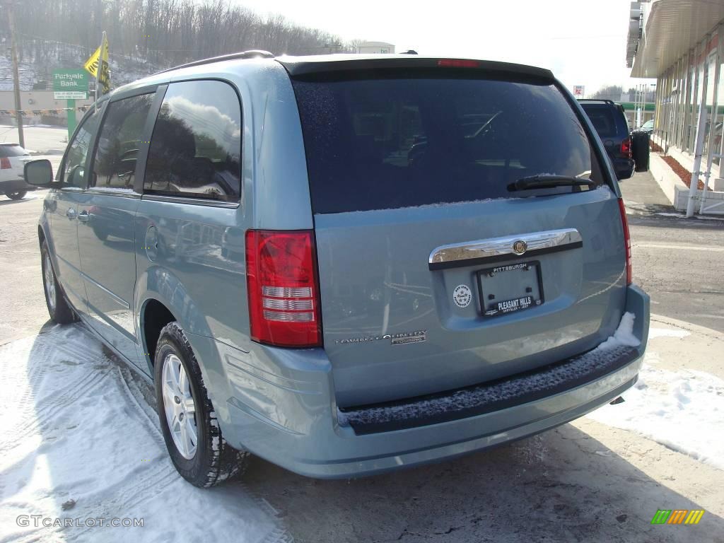 2008 Town & Country Touring - Clearwater Blue Pearlcoat / Medium Slate Gray/Light Shale photo #2