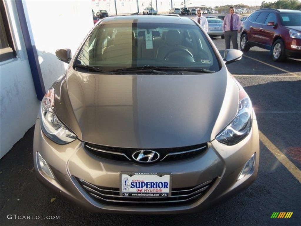 2013 Elantra Limited - Desert Bronze / Beige photo #2