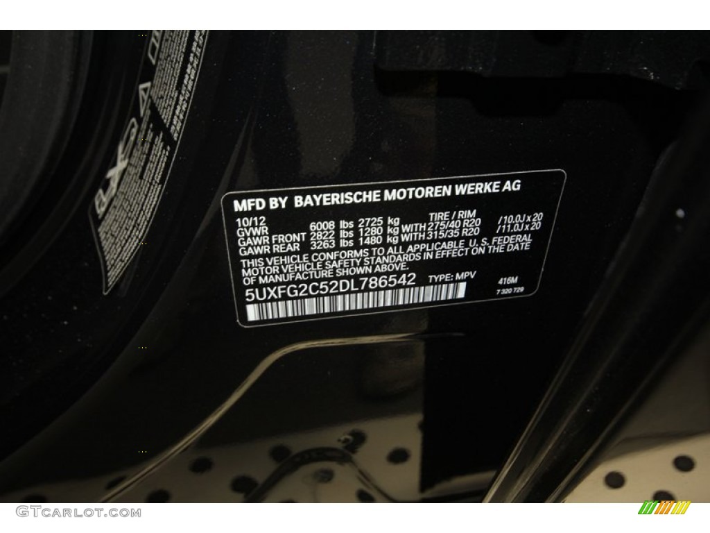2013 BMW X6 xDrive35i Parts Photos