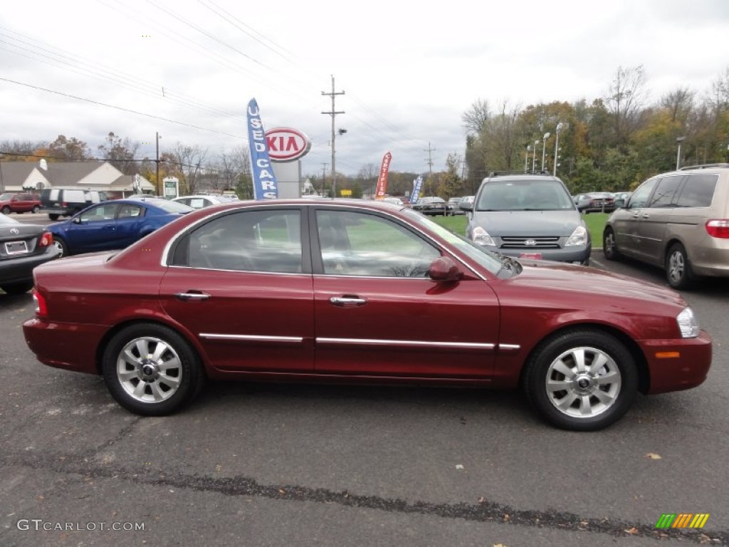 Radiant Red 2006 Kia Optima EX V6 Exterior Photo #73016641