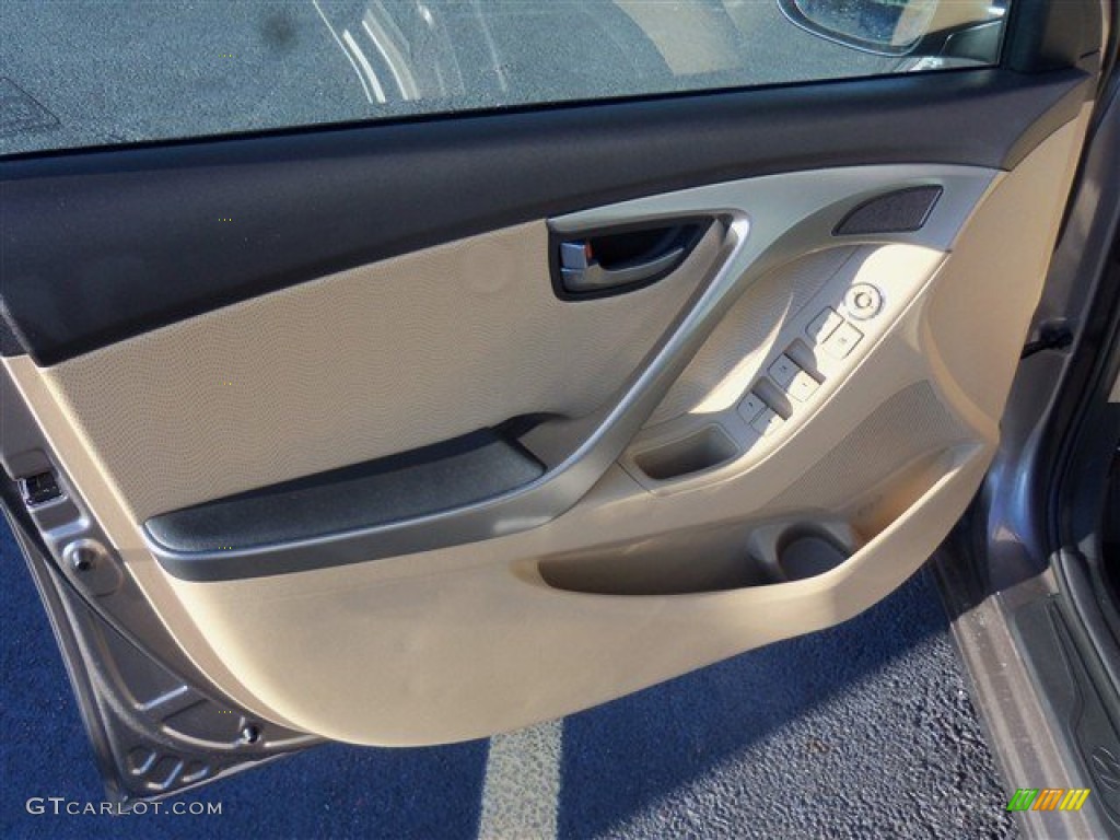 2013 Elantra Limited - Desert Bronze / Beige photo #10