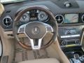 2013 Mercedes-Benz SL Beige/Brown Interior Steering Wheel Photo