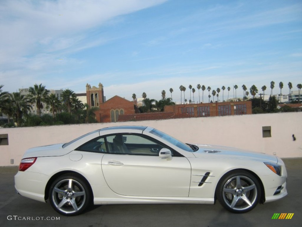 Diamond White Metallic 2013 Mercedes-Benz SL 550 Roadster Exterior Photo #73016716
