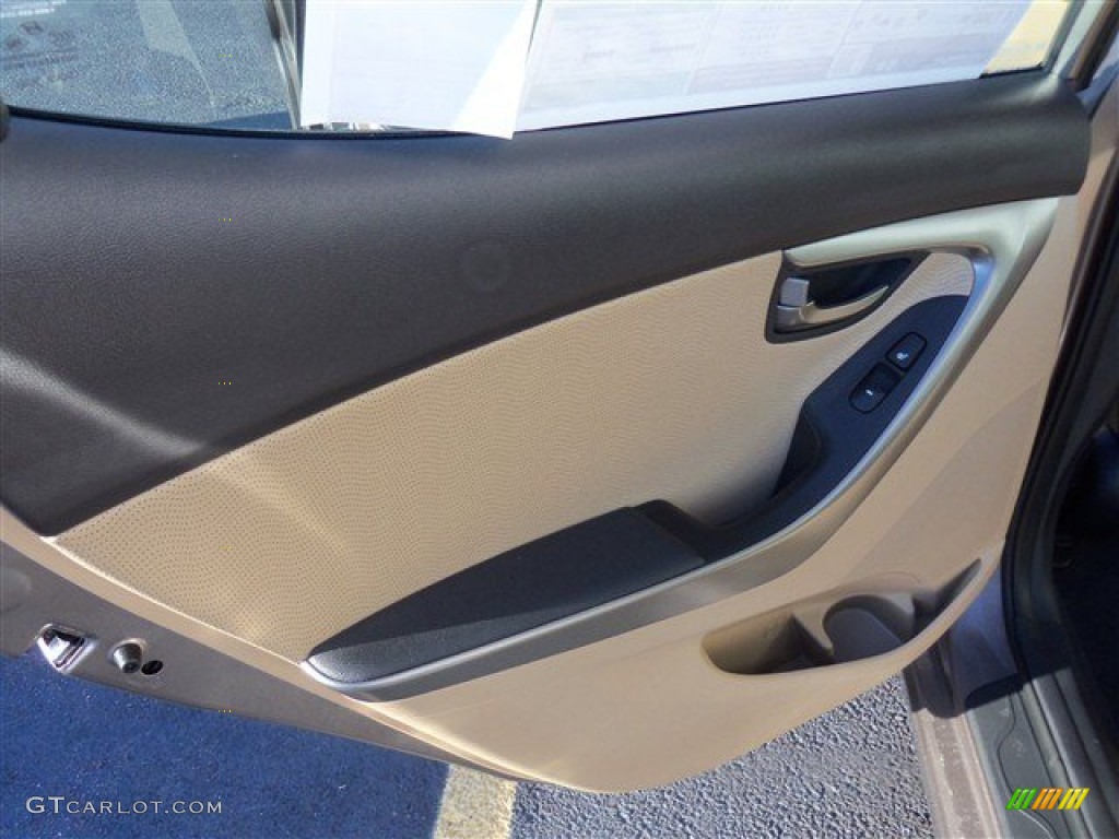 2013 Elantra Limited - Desert Bronze / Beige photo #13