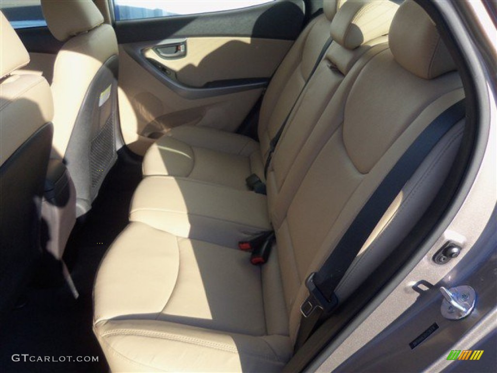 2013 Elantra Limited - Desert Bronze / Beige photo #14