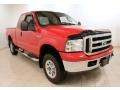 2006 Red Clearcoat Ford F250 Super Duty XLT SuperCab 4x4  photo #1