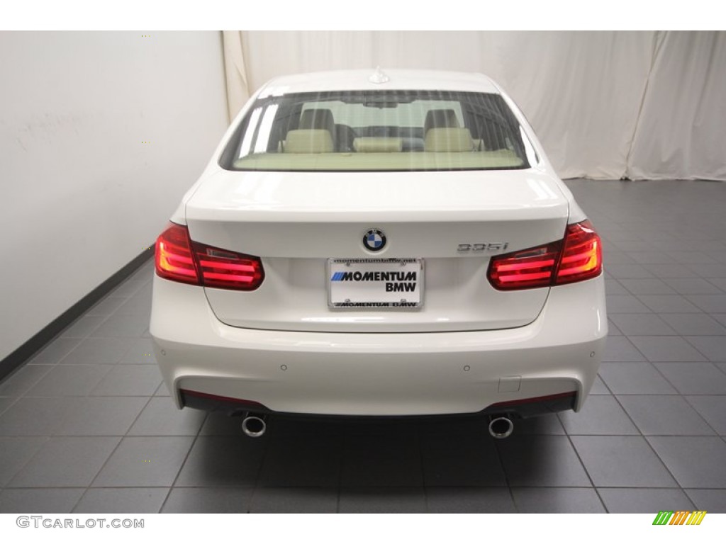 2013 3 Series 335i Sedan - Alpine White / Venetian Beige photo #10