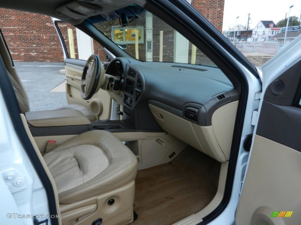 2002 Rendezvous CXL AWD - Bright White / Medium Oak photo #12