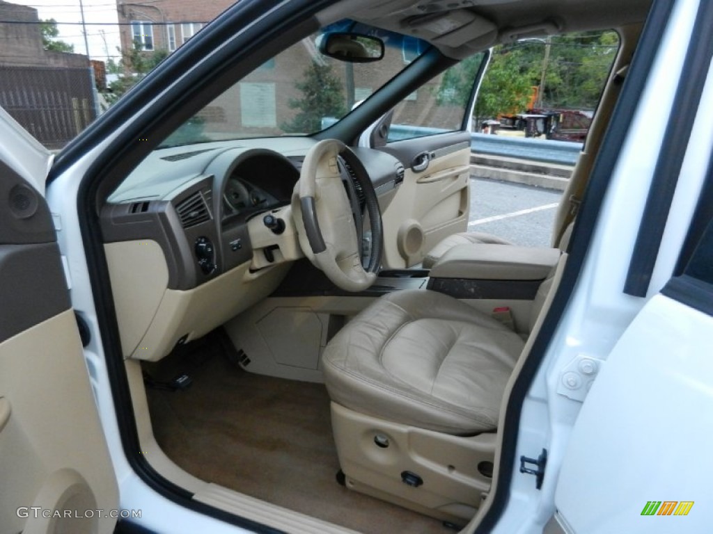 2002 Rendezvous CXL AWD - Bright White / Medium Oak photo #13