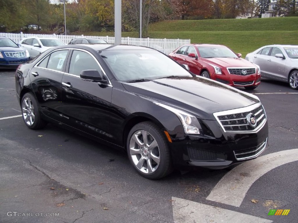 Black Raven 2013 Cadillac ATS 3.6L Luxury AWD Exterior Photo #73017842