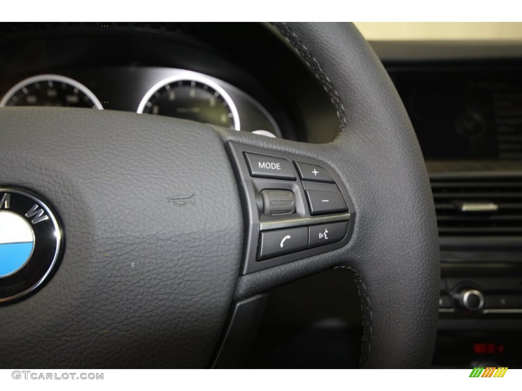 2013 5 Series 528i Sedan - Dark Graphite Metallic II / Black photo #23