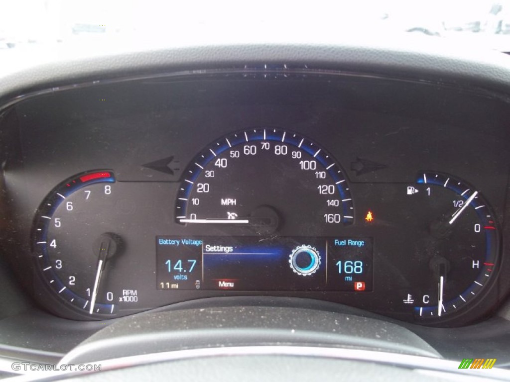 2013 Cadillac ATS 3.6L Luxury AWD Gauges Photo #73018165