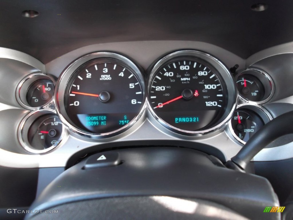 2012 Chevrolet Silverado 1500 LT Crew Cab 4x4 Gauges Photo #73018255