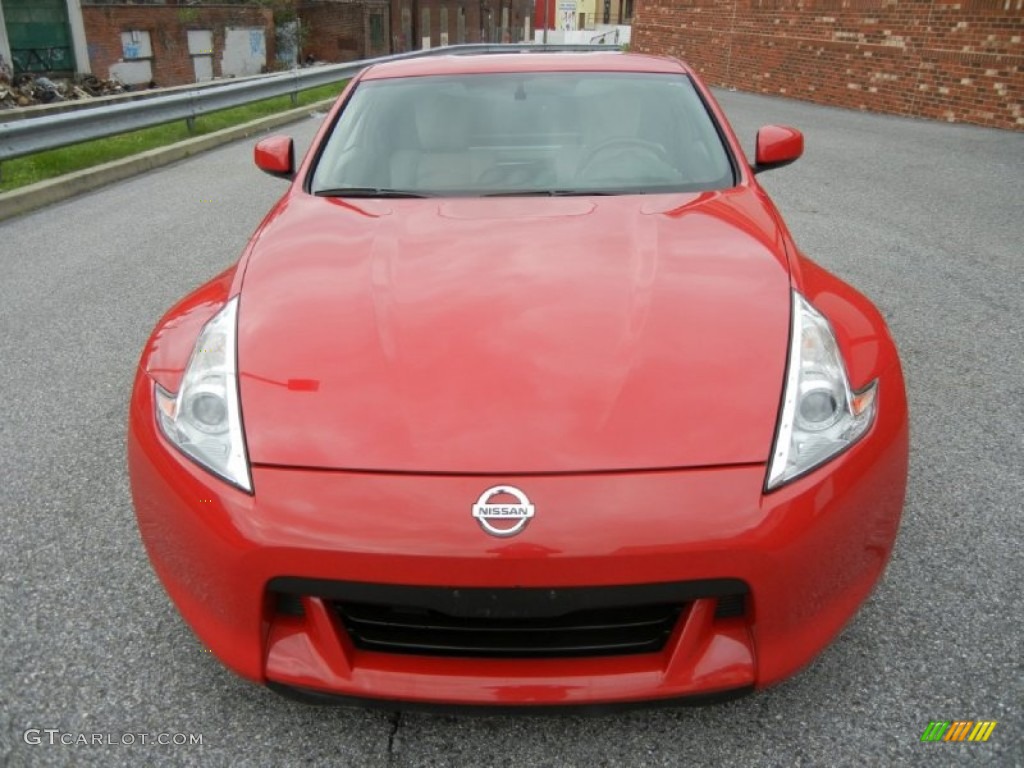 2009 370Z Sport Touring Coupe - Solid Red / Gray Leather photo #10
