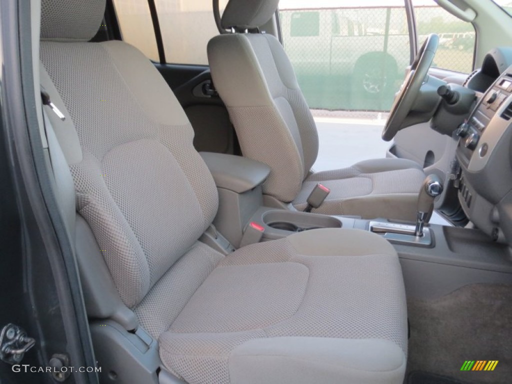Steel Interior 2011 Nissan Frontier SV Crew Cab 4x4 Photo #73018381
