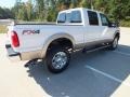 2012 White Platinum Metallic Tri-Coat Ford F350 Super Duty Lariat Crew Cab 4x4  photo #5