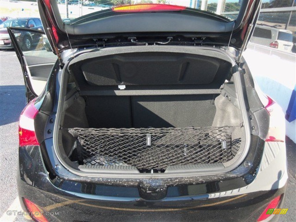 2013 Elantra GT - Black Noir Pearl / Beige photo #15