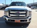 2012 White Platinum Metallic Tri-Coat Ford F350 Super Duty Lariat Crew Cab 4x4  photo #10