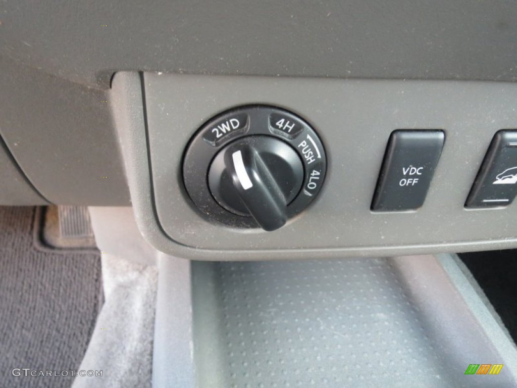 2011 Nissan Frontier SV Crew Cab 4x4 Controls Photo #73018708