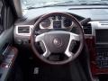 Ebony 2013 Cadillac Escalade Luxury AWD Steering Wheel