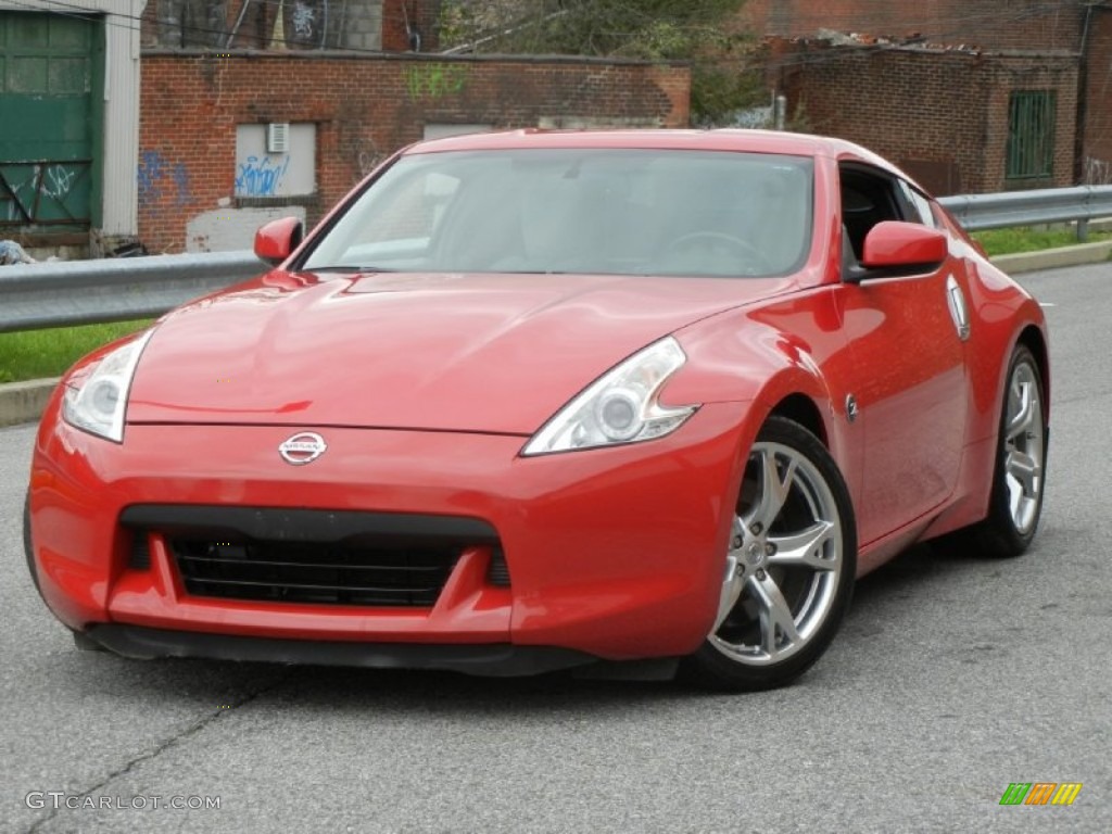 2009 370Z Sport Touring Coupe - Solid Red / Gray Leather photo #38