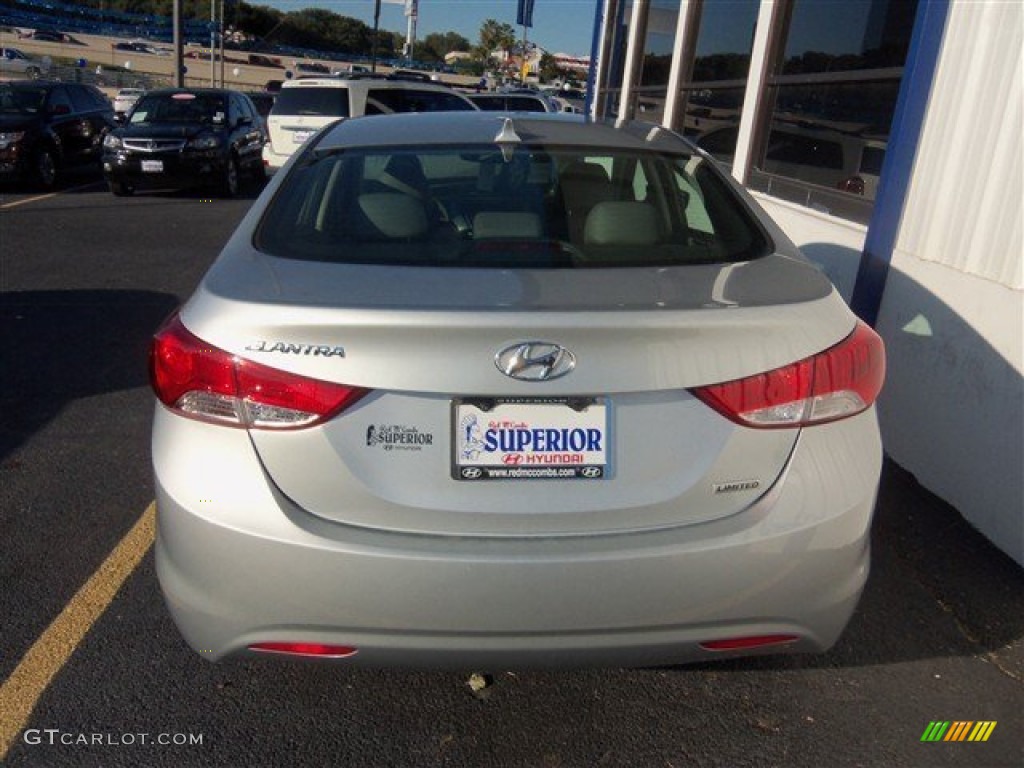2013 Elantra Limited - Silver / Gray photo #7