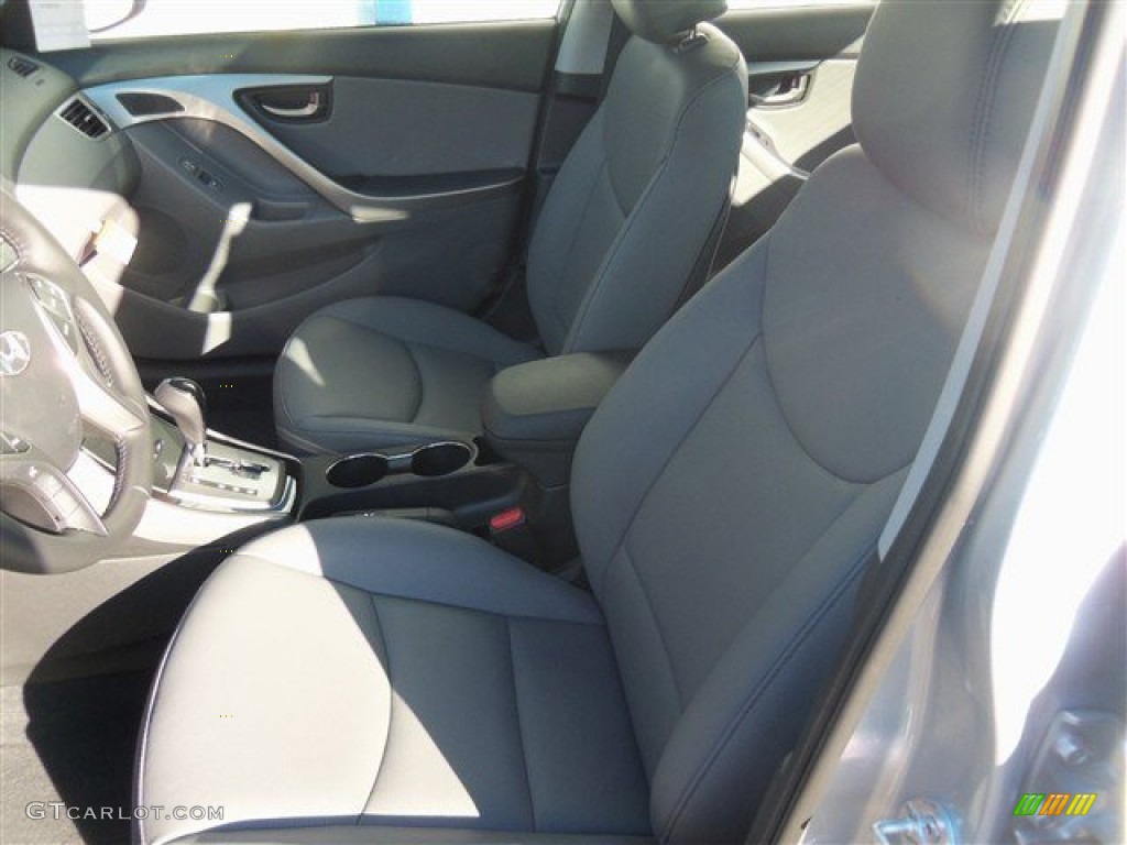 2013 Elantra Limited - Silver / Gray photo #10