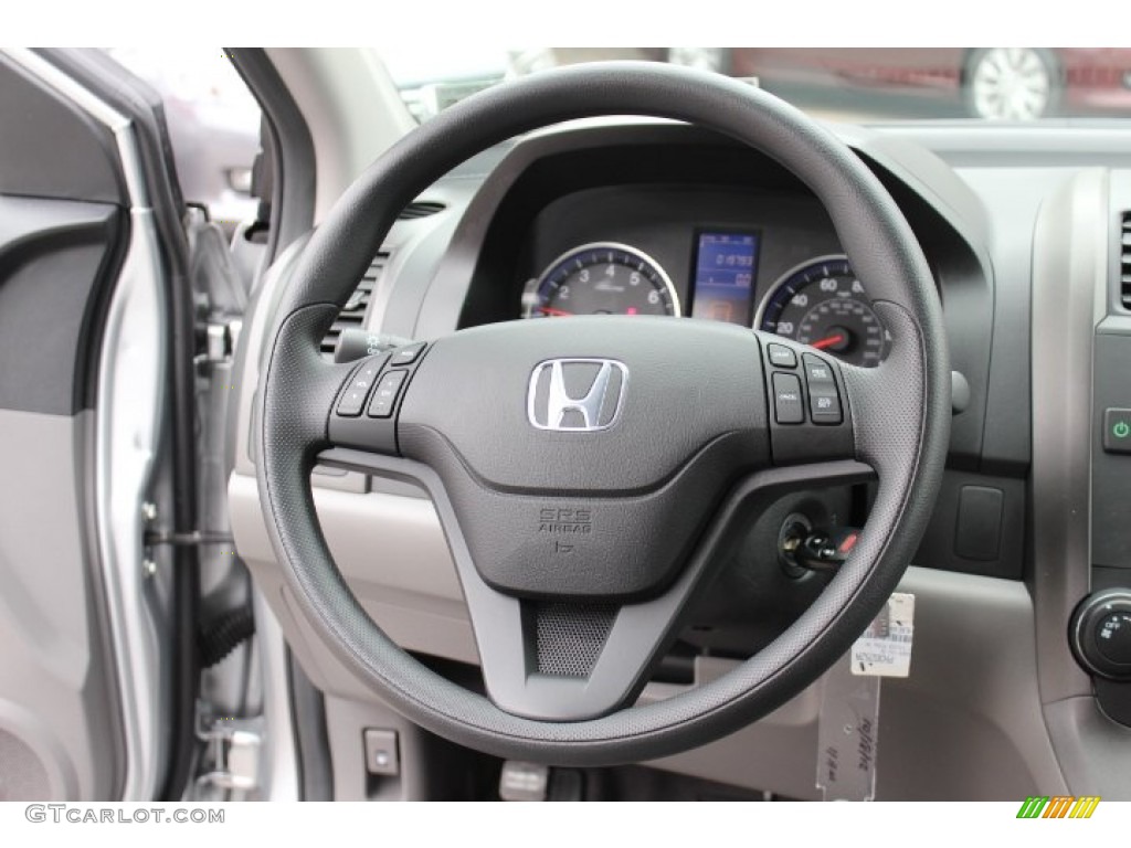 2011 Honda CR-V SE 4WD Gray Steering Wheel Photo #73019253