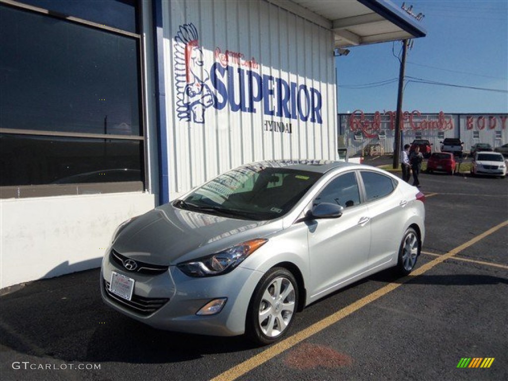 2013 Elantra Limited - Silver / Gray photo #1