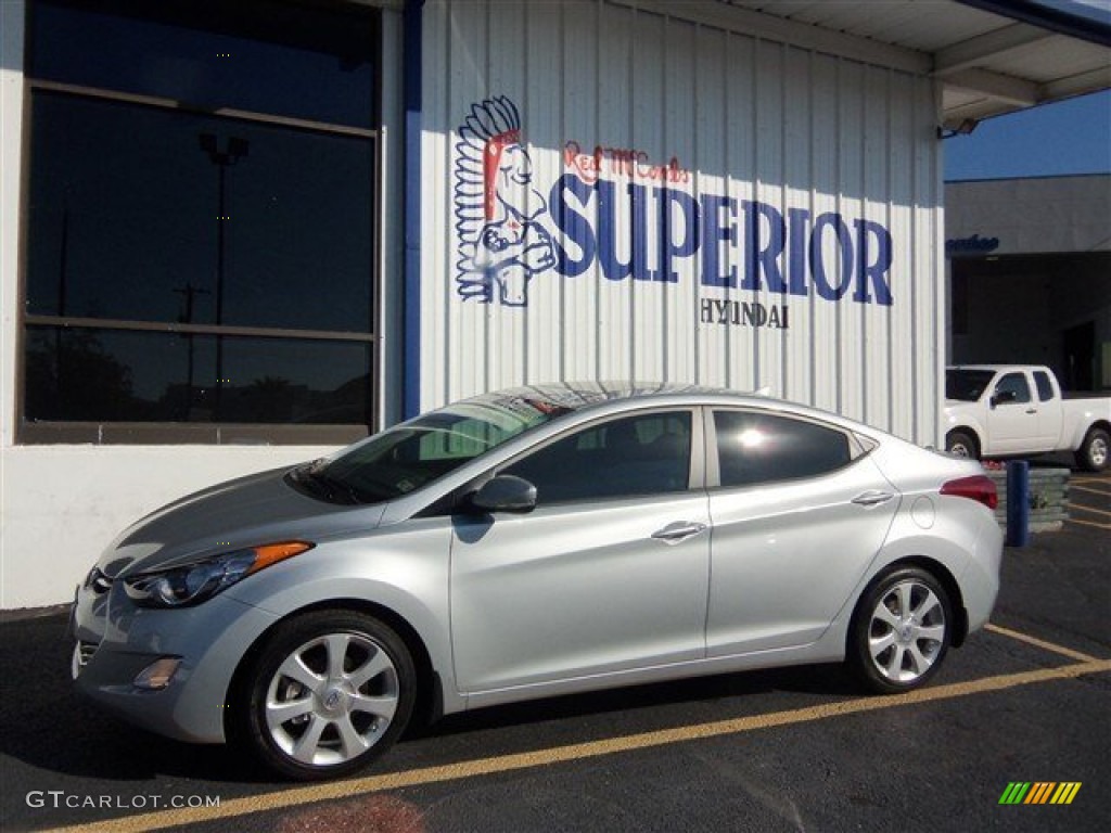 2013 Elantra Limited - Silver / Gray photo #5