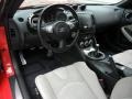 2009 Nissan 370Z Gray Leather Interior Prime Interior Photo