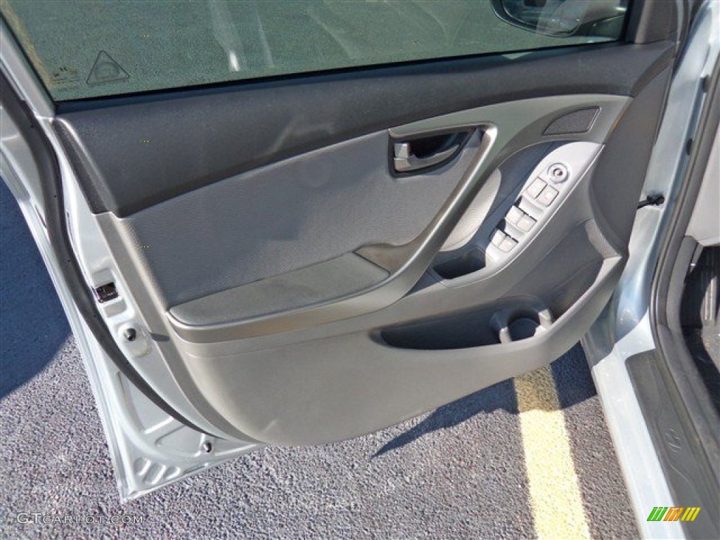 2013 Elantra Limited - Silver / Gray photo #8