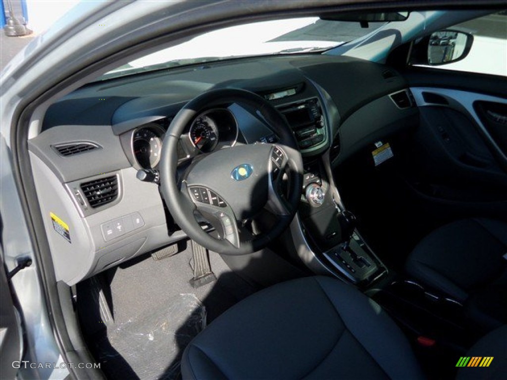 2013 Elantra Limited - Silver / Gray photo #9