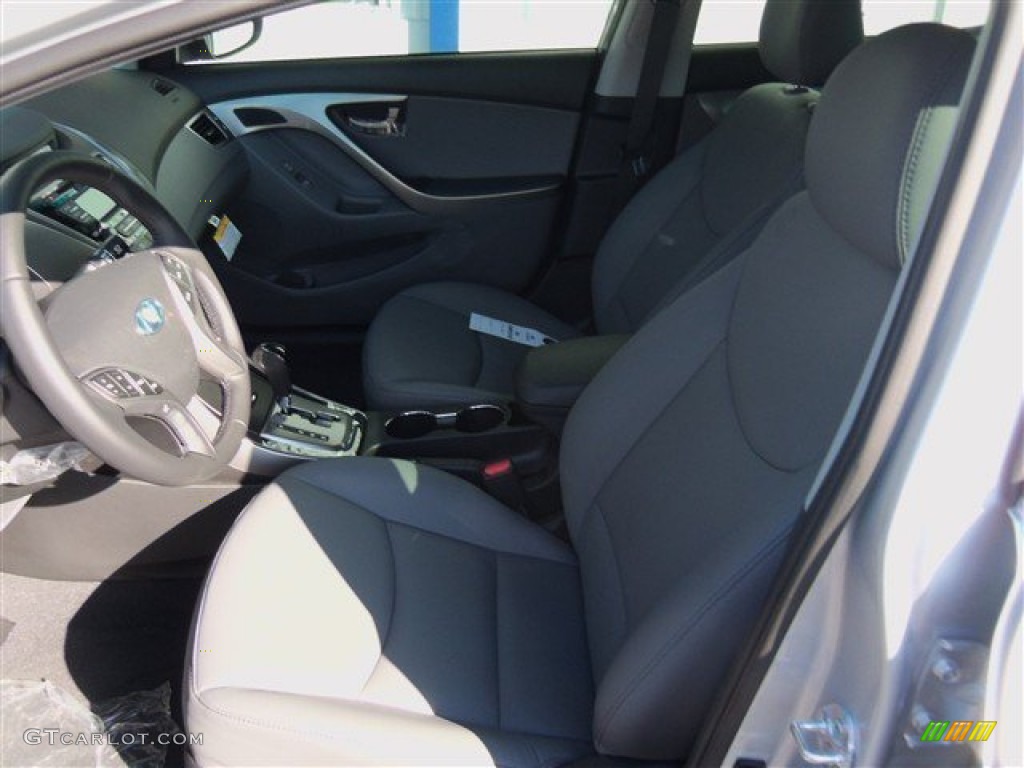 2013 Elantra Limited - Silver / Gray photo #10