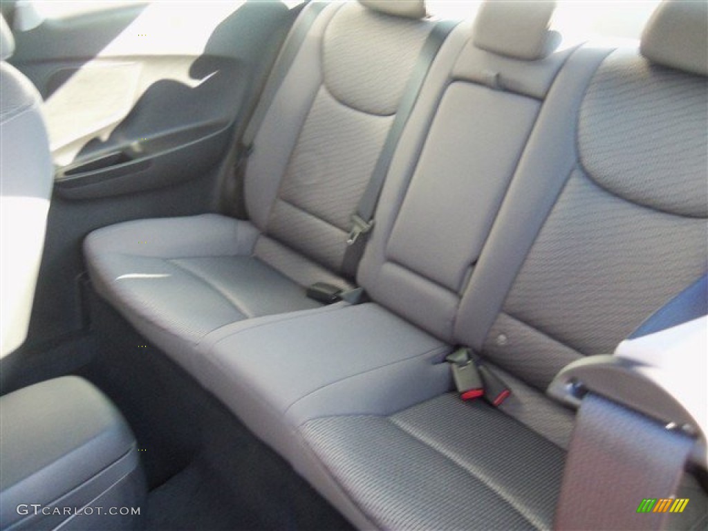 2013 Elantra Coupe GS - Black Noir Pearl / Gray photo #10