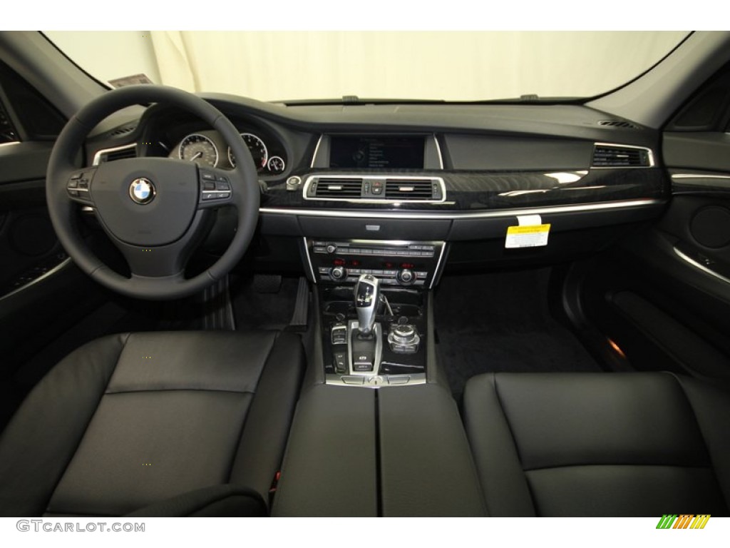 2013 BMW 5 Series 535i Gran Turismo Black Dashboard Photo #73020334