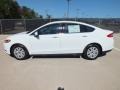 Oxford White 2013 Ford Fusion S Exterior