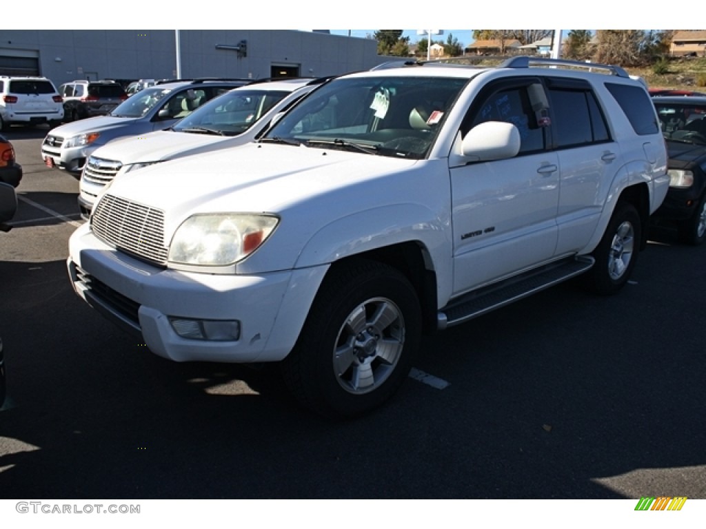 2004 4Runner Limited 4x4 - Natural White / Taupe photo #4