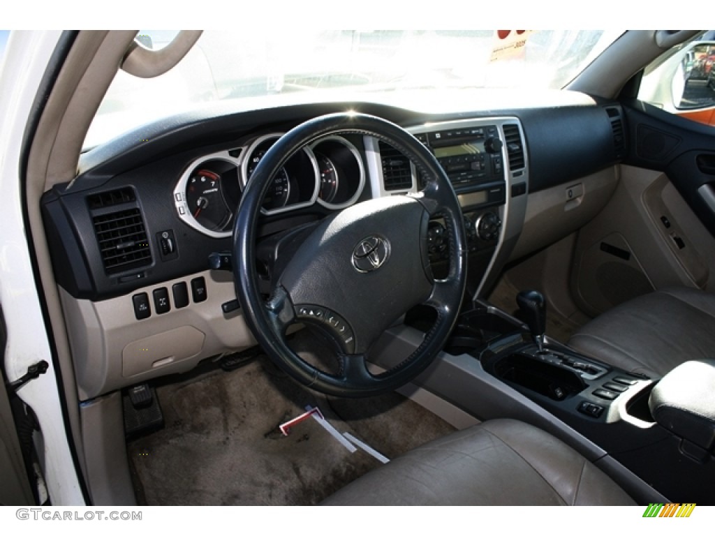 2004 4Runner Limited 4x4 - Natural White / Taupe photo #5