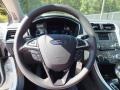 Earth Gray 2013 Ford Fusion S Steering Wheel