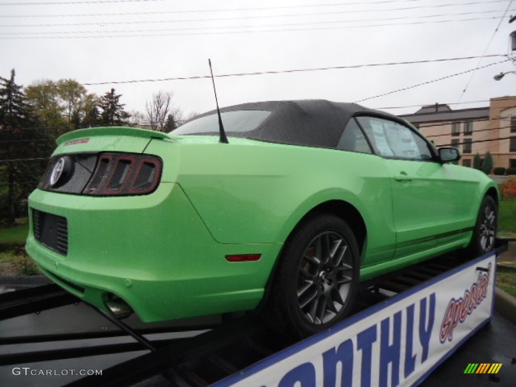 2013 Mustang V6 Mustang Club of America Edition Convertible - Gotta Have It Green / Charcoal Black photo #2