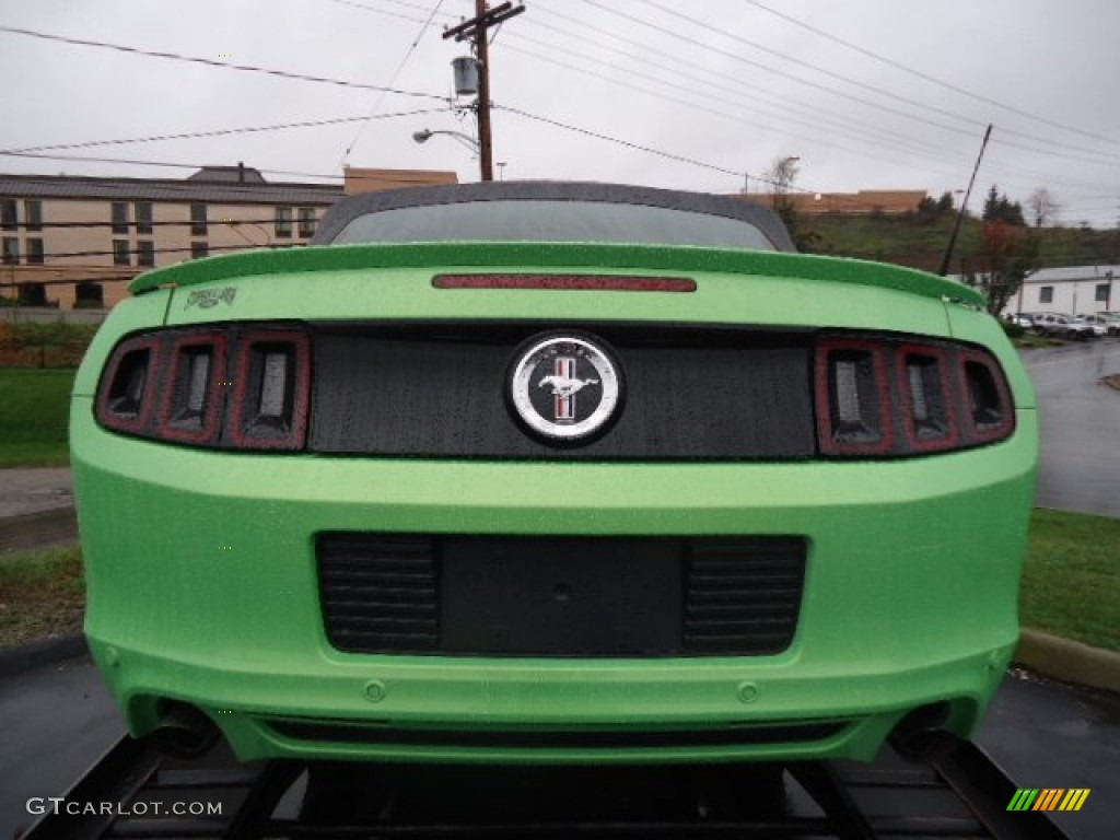 2013 Mustang V6 Mustang Club of America Edition Convertible - Gotta Have It Green / Charcoal Black photo #3